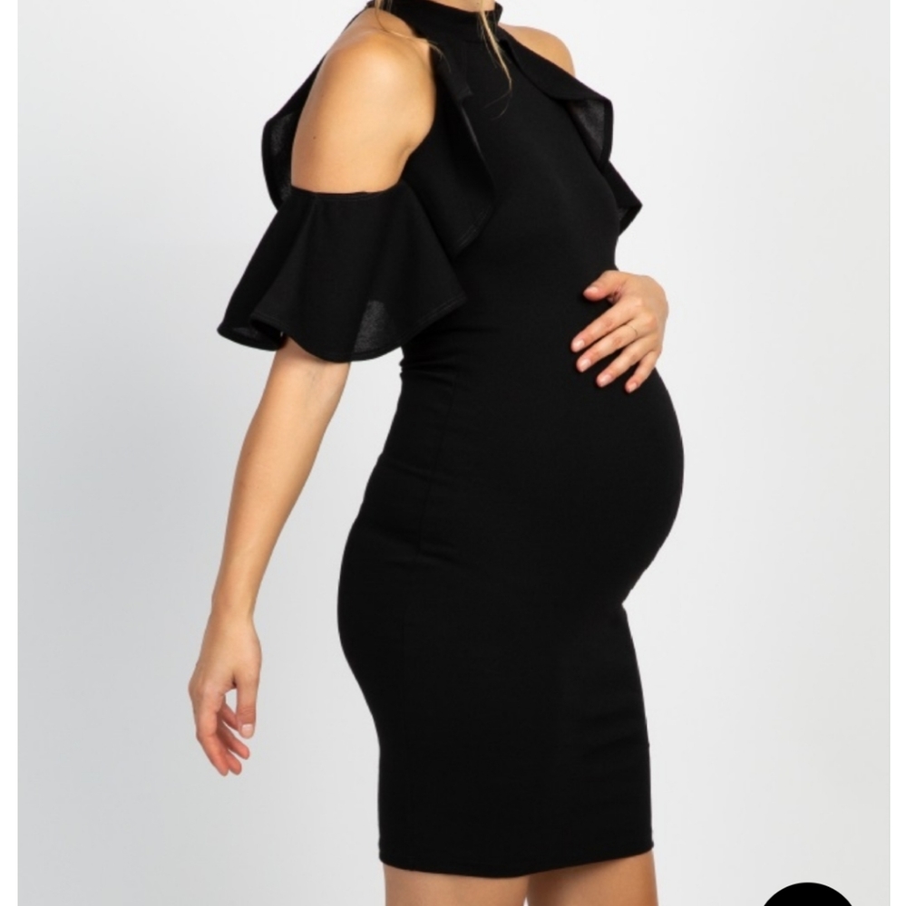 NWT Black Maternity Dress